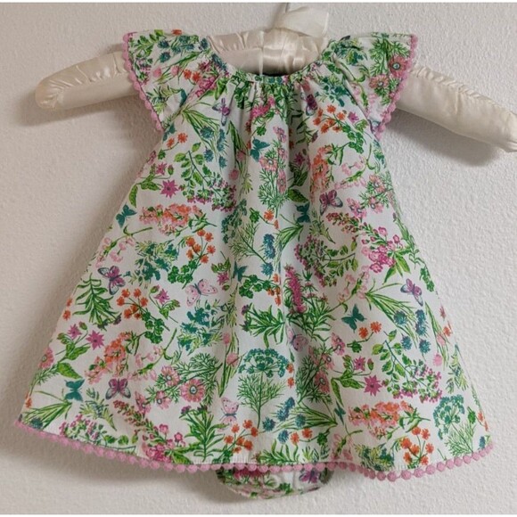 TOMMY BAHAMA Baby's Cotton Floral One Piece Dress Cap Sleeves Sundress 6-9 Month - Picture 1 of 12
